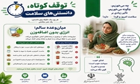 توقف کوتاه، دانستنی‌های سلامت | روز پنجم     وقتی بین وعده‌های غذایی گرسنه می‌شوید، اولین انتخاب شما چیست؟